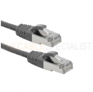 Cat6 S/FTP Patch Cord, AWG26, PVC, Grey, 10m