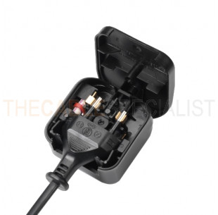 Power Converter, Euro Socket - 5A GB Plug, Black