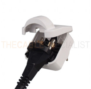 Power Converter, Schuko Socket - ZA Plug, White