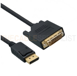 DisplayPort - DVI Cable, Black, 3m