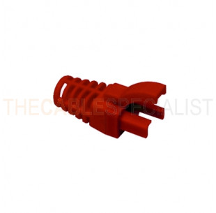 Strain Relief Boot, for RJ45, 6.3mm, Red