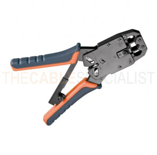 Crimping tool, for Modular Plugs RJ10/11/12/45