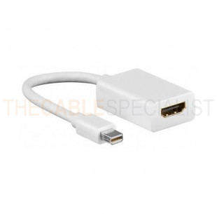 Mini DisplayPort - HDMI Adapter, White, 0.15m