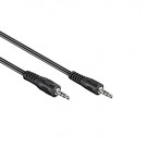 Audio Cable, 3.5mm Jack, Black, 1.5m