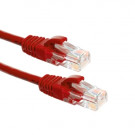 EECONN, Cat.6A U/UTP Patch Cord, AWG24, PVC, Red, 0.25m