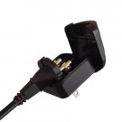 Power Converter, Schuko Socket - US Plug, Black