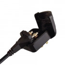 Power Converter, Schuko Socket - AU Plug, Black