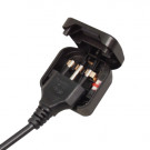 Power Converter, IT Socket - GB Plug, Black