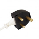 Power Converter, Euro Socket - ZA & IN Plug, Black