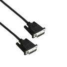 DVI Cable, Duallink 24+1, Black, 3m