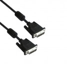 DVI Cable, Duallink 24+1, High Quality, Black, 3m