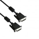 DVI Cable, Singlelink 18+1, High Quality, SLAC, Black, 15m