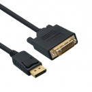 DisplayPort - DVI Cable, Black, 5m