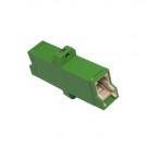 Adaptor, Singlemode, E2000/APC - E2000/APC, Simplex, Green