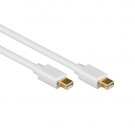 Mini DisplayPort Cable, White, 1m