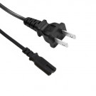 Power Cord, America (US) - C7, 2x AWG18, Black, 2.5m