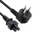 Power Cord, Israel - C5, 3x 0.75mm², Black, 1.8m