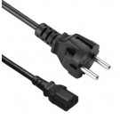 Power Cord, Korea - C13, 3x 1.00mm², Black, 2.5m