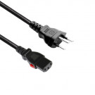 Power Cord, Switserland - C13 Lock, 3x 1.00mm², Black, 2.5m