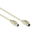 PS/2 Extension, Cable, Beige, 2m