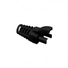 Strain Relief Boot, for RJ45, 5.7mm, Black