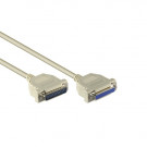 Serial Cable, 1:1, DB25, male - female, 2m