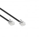 Modular Cable, RJ11 - RJ11, 1:1, Black, 10m