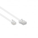 Modular Cable, RJ11 - RJ45, 1:1, White, 1m