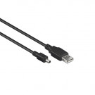 USB 2.0 Cable, A - Mini 4-pin, Black, 2m