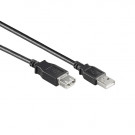 USB 2.0 Extension Cable, A - A, Black, 0.5m