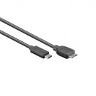 USB 3.1 Gen2 Cable, C - Micro-B, Black, 1m