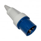 Powerplug, IEC 309, 3-pin, 16A, IP44, Blue