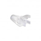 Strain Relief Boot, for RJ45, 6.3mm, Clear